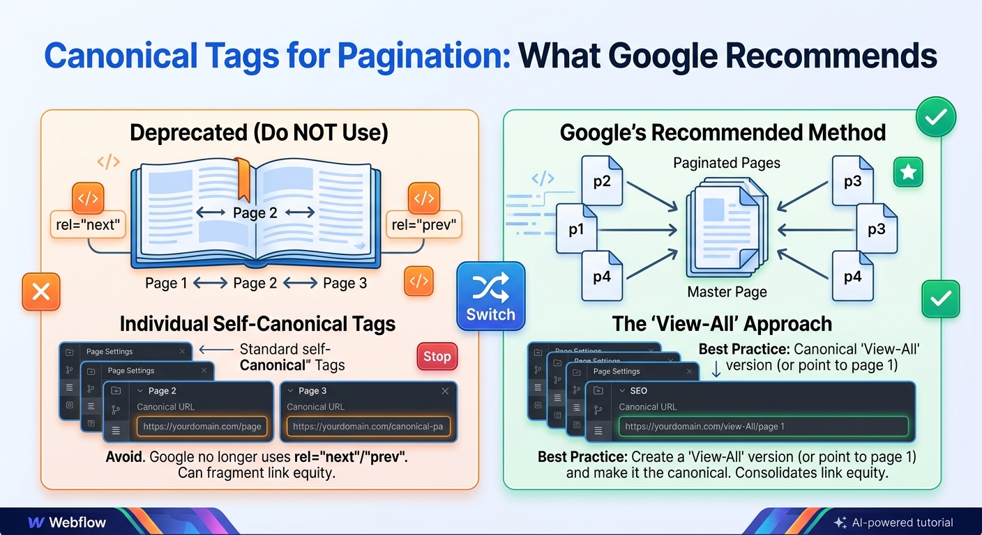 Canonical Tags for Pagination: What Google Recommends