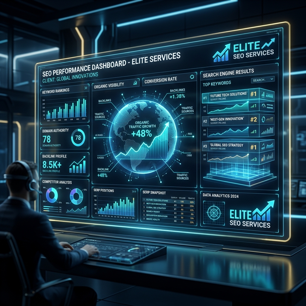 SEO Analytics Dashboard Rank Jockey Agency NYC